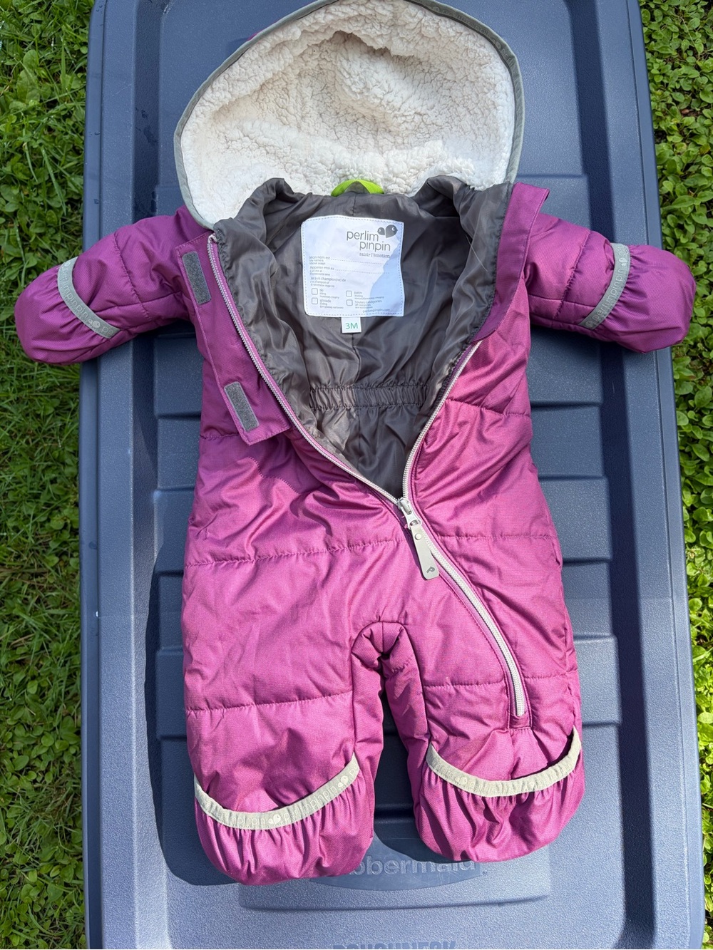 Infant Snowsuit - Insulated Hooded One-Piece